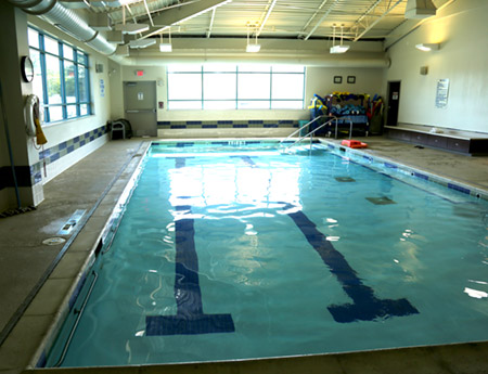 Aquatic therapy at The Wellness Center